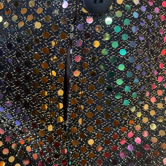 Vintage disco sparkly top. Fits like a M/L - Picture 12 of 16